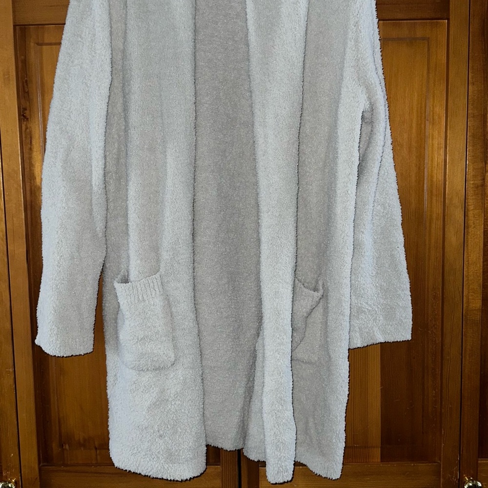 Stars Above Women's Cardigan in Soft Gray